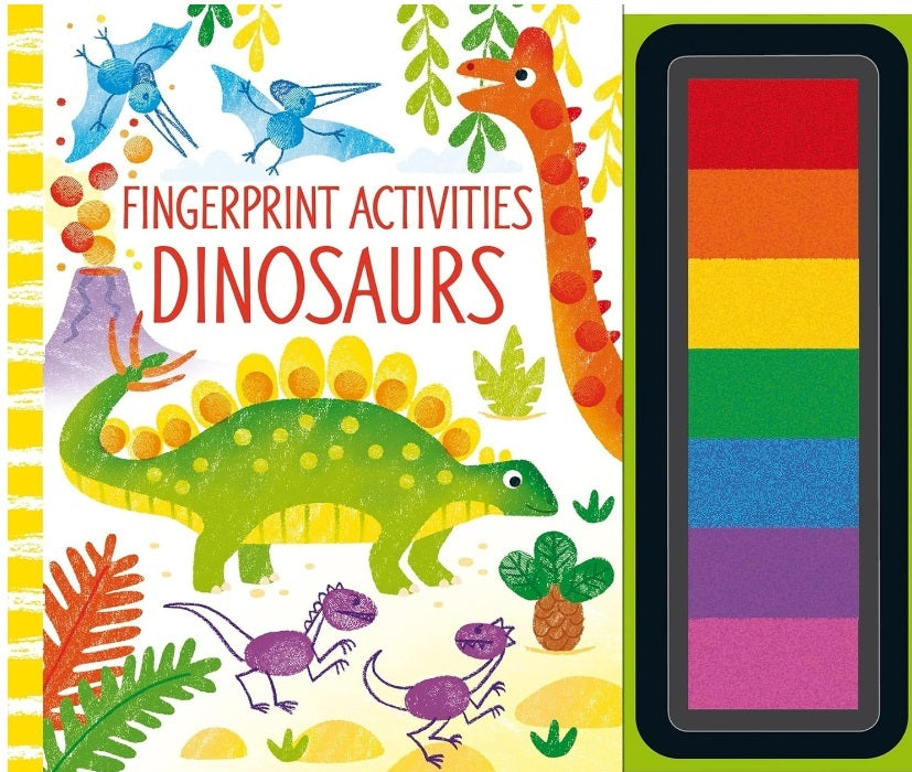 Fingerprinting Books with Rubber Stamps Pad