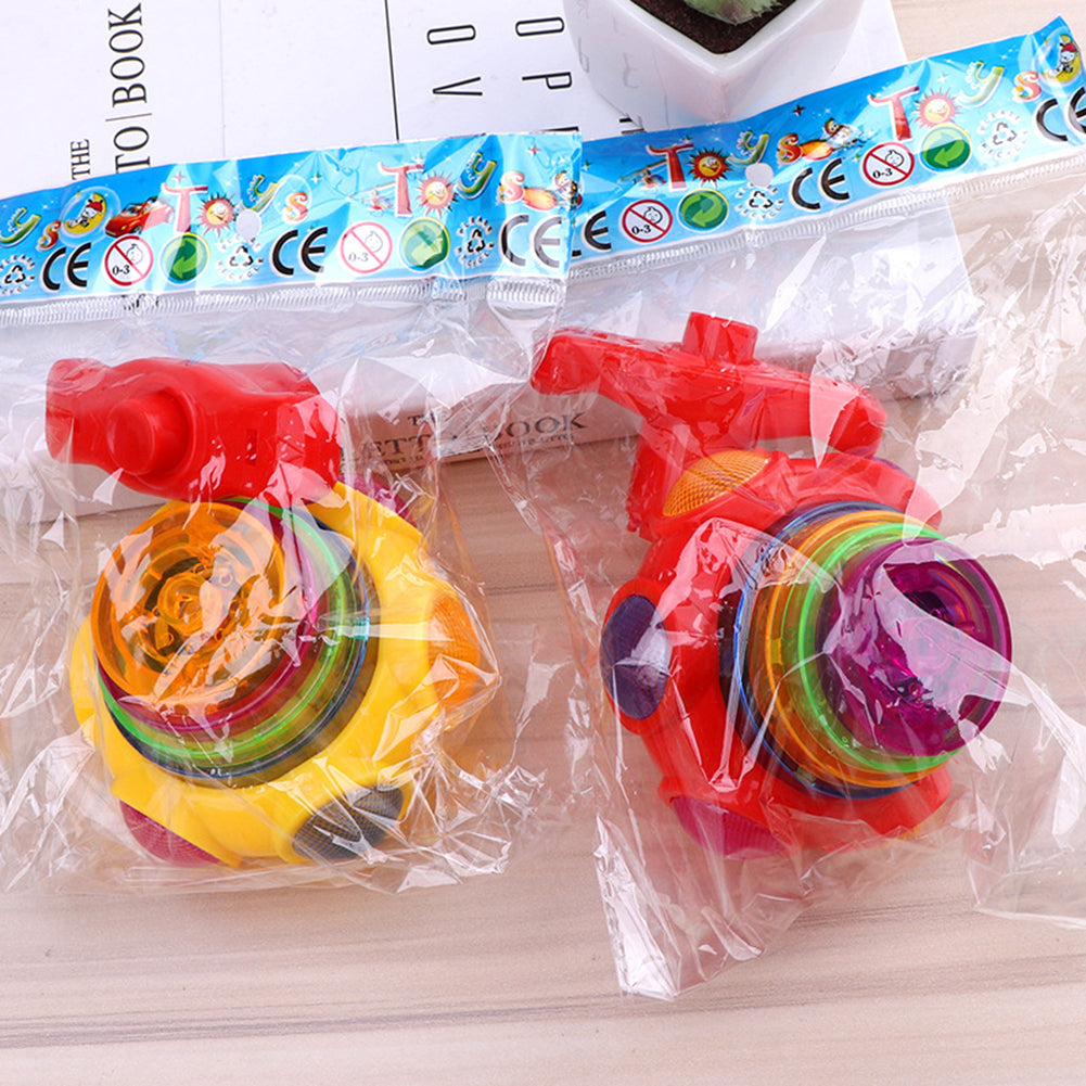 Colorful Flashing Gyro Music Spinning Toy