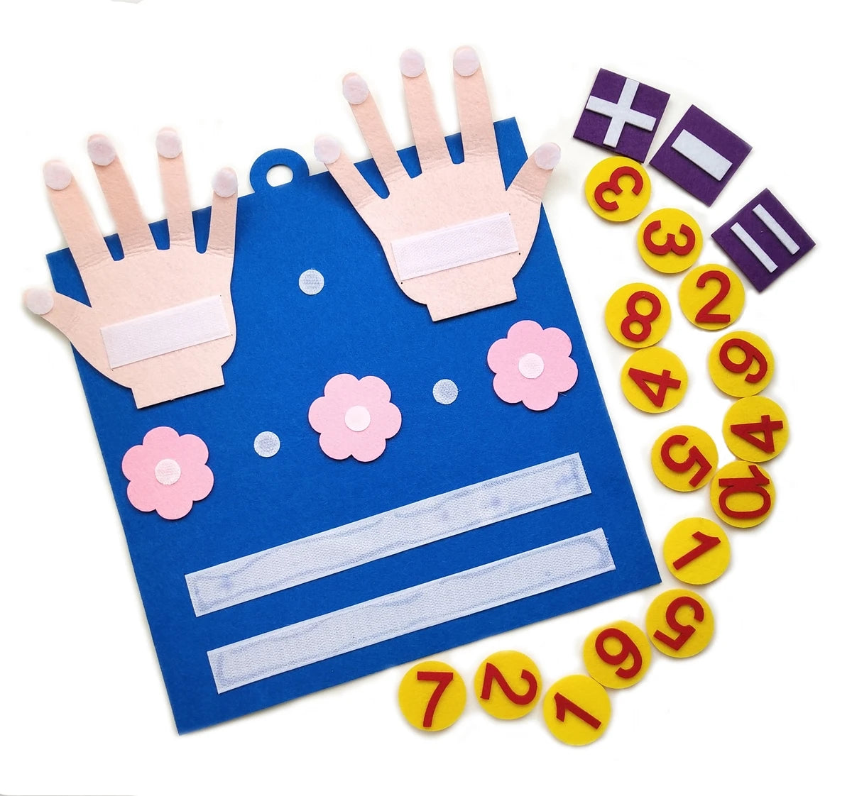 Felt Finger Numbers Math Counting