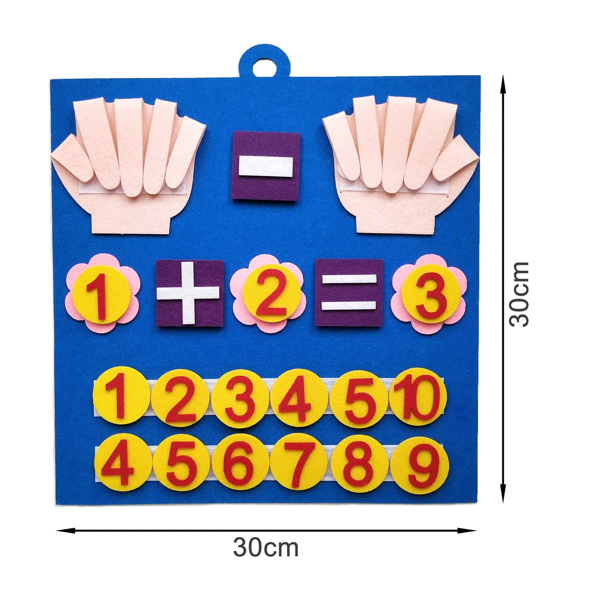 Felt Finger Numbers Math Counting