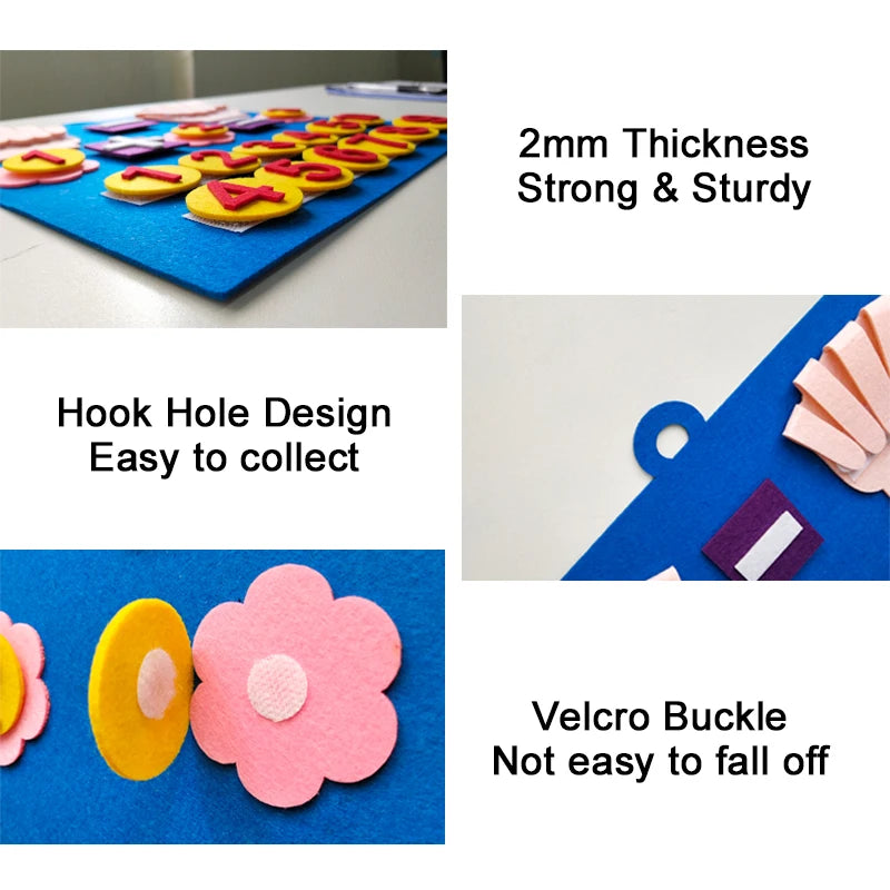 Felt Finger Numbers Math Counting