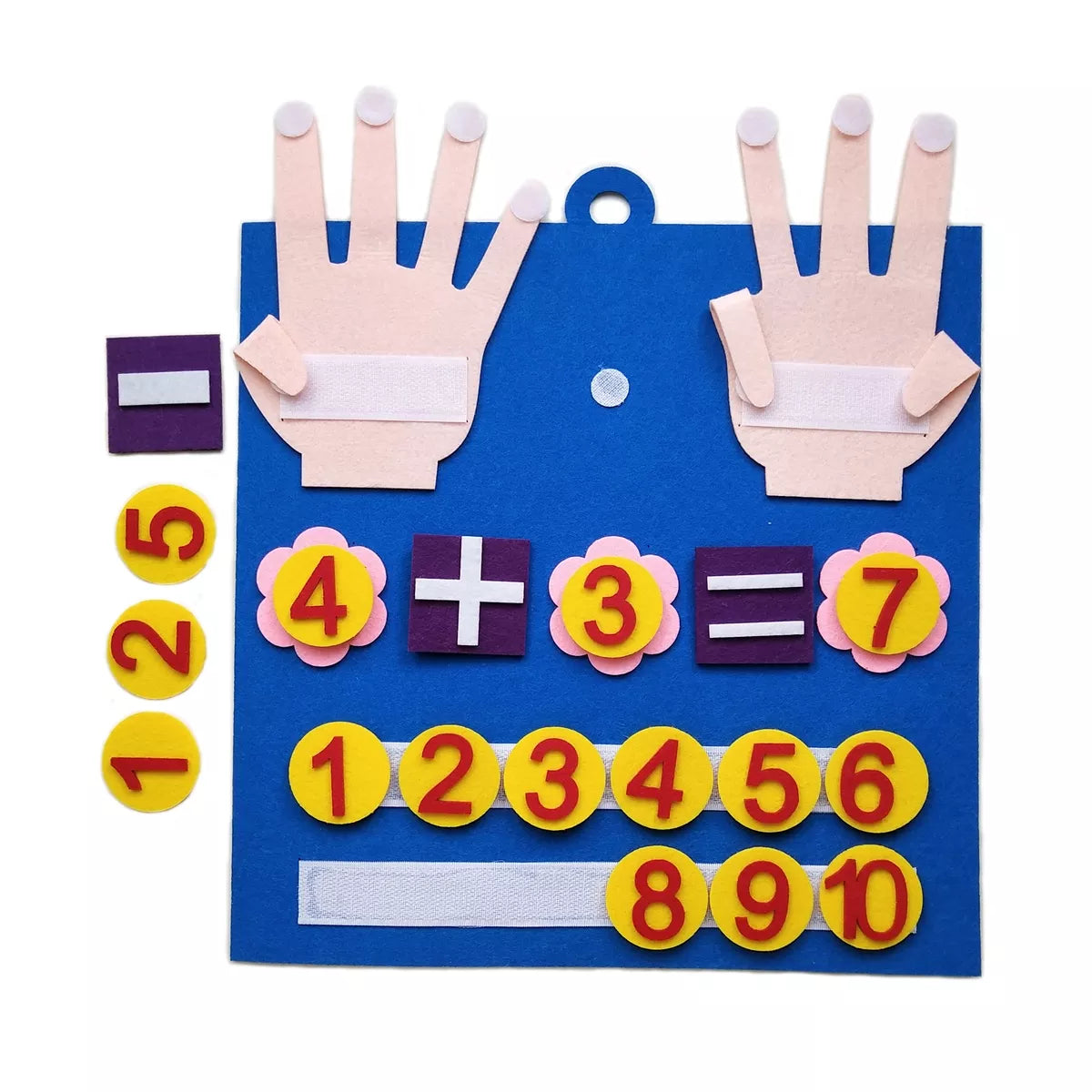 Felt Finger Numbers Math Counting