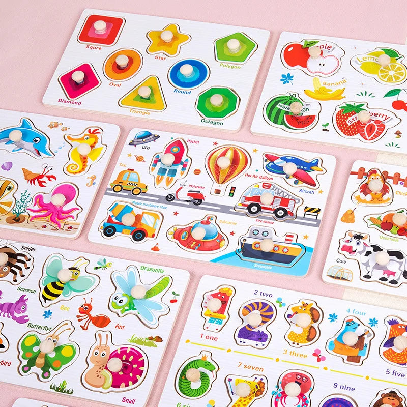 Kids 3D Wooden Puzzle Toys
