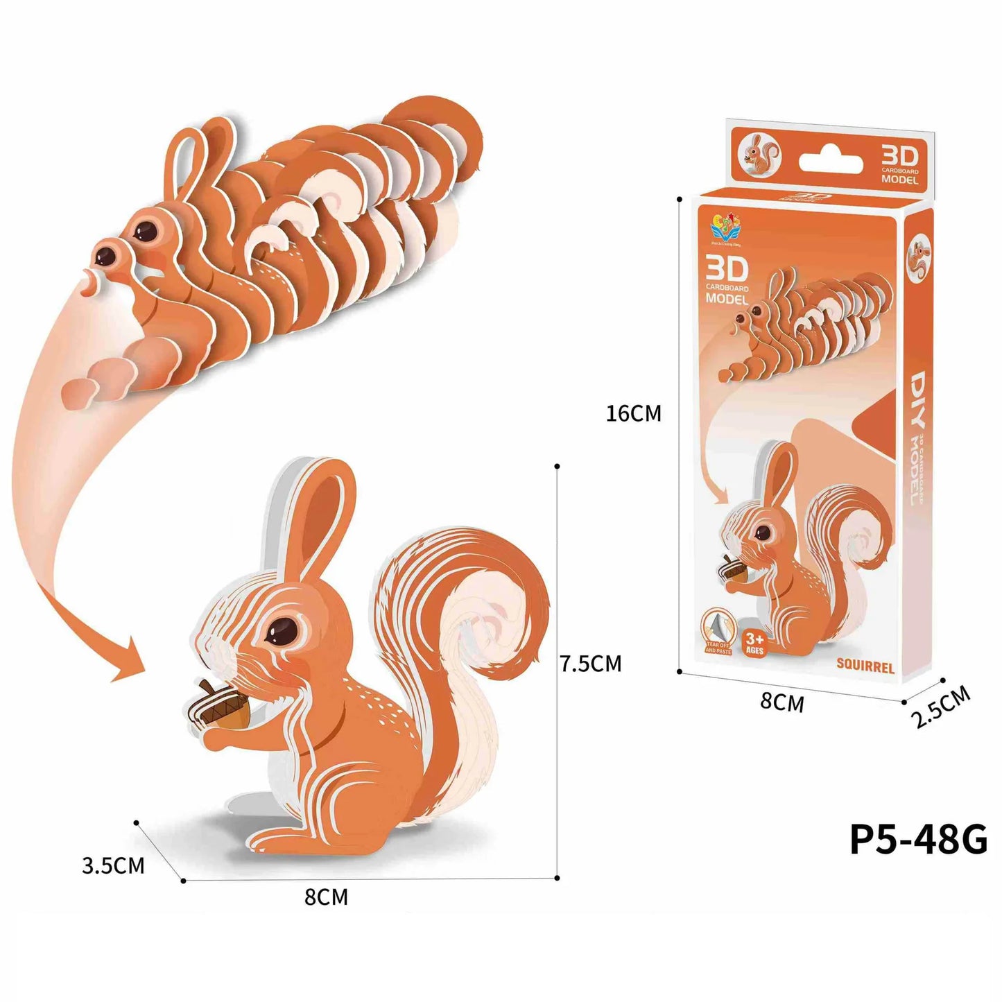 3D Puzzle Toys (variety)