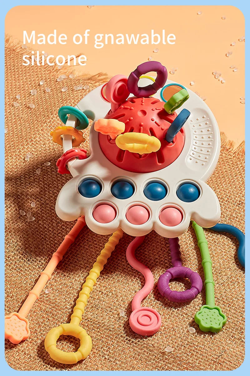 Silicone Pull String Sensory Toys