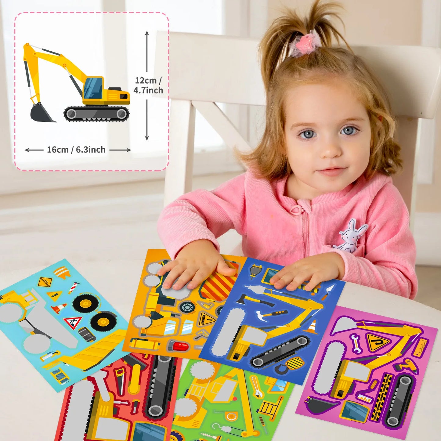 Engineering Sticker Puzzle (6sheets)