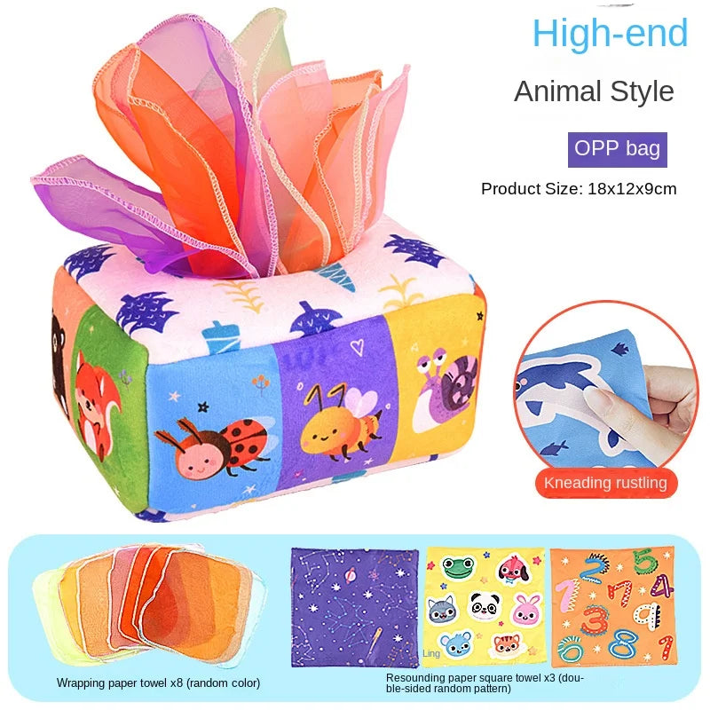 Baby Tissue Box Sensory Toy