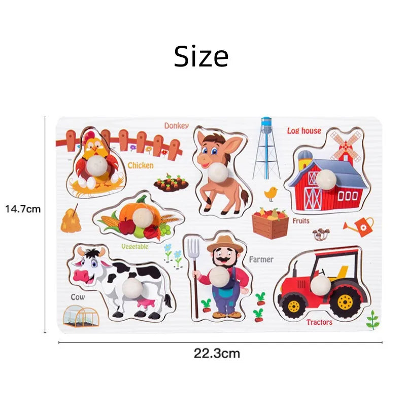 Kids 3D Wooden Puzzle Toys