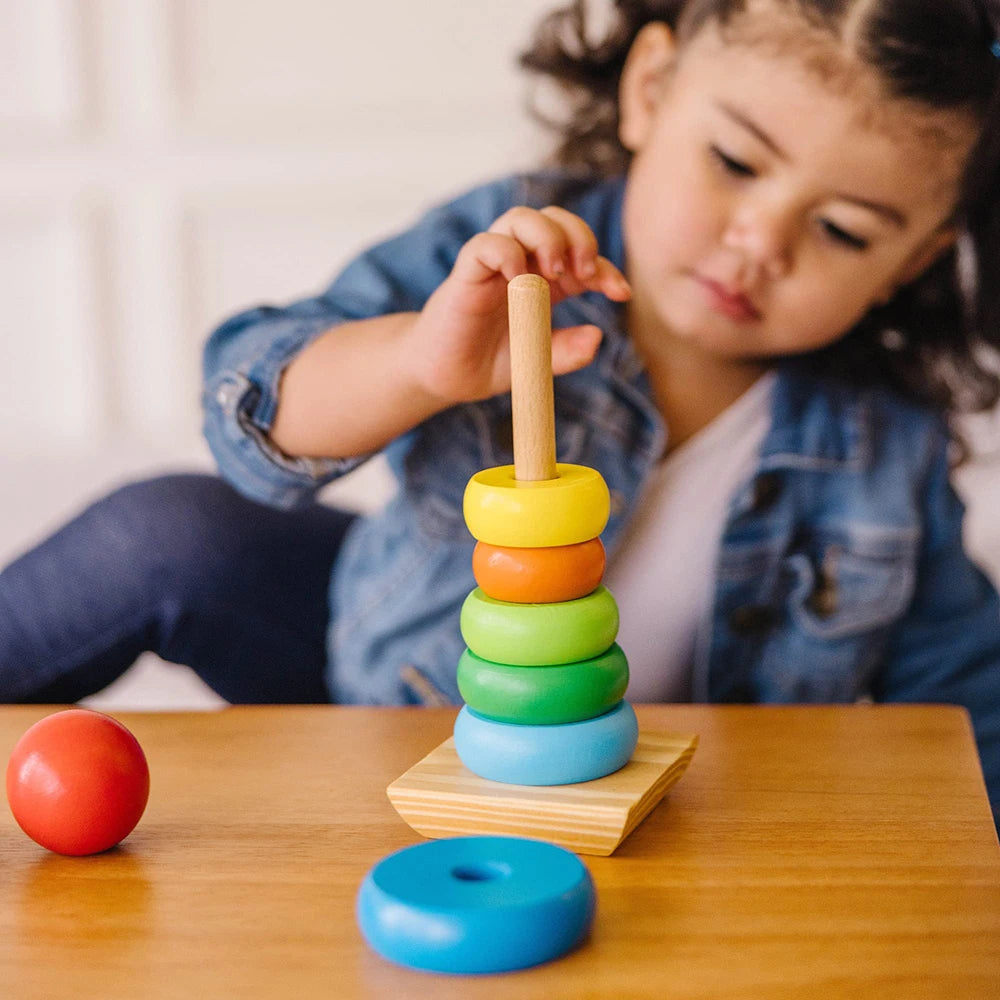 Wooden Rainbow Tower