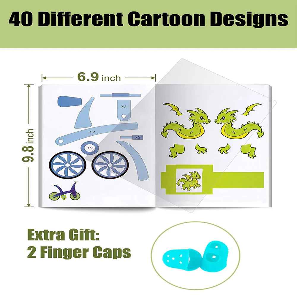 3D Pen Drawing Book (Reusable)