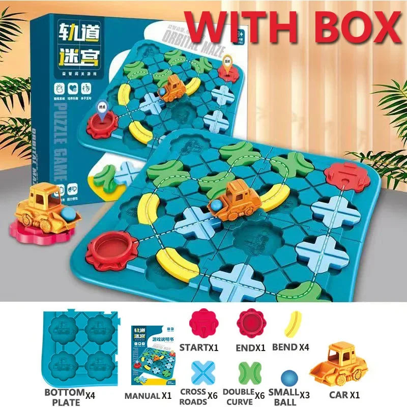 Road Maze Building Blocks Puzzle