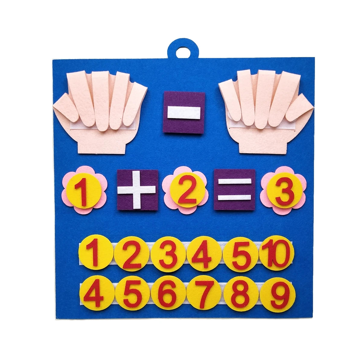 Felt Finger Numbers Math Counting