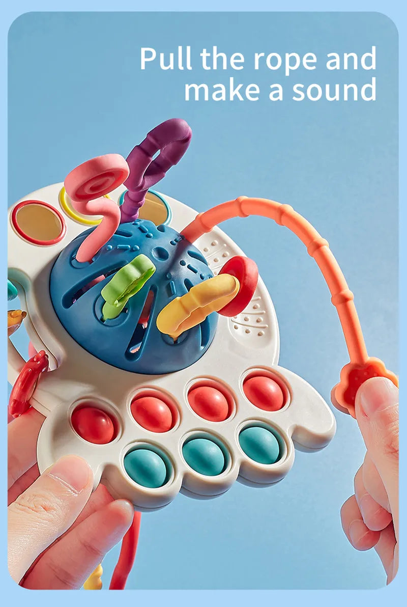 Silicone Pull String Sensory Toys
