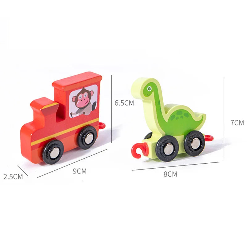 Dinosaurs number Train 11Pcs