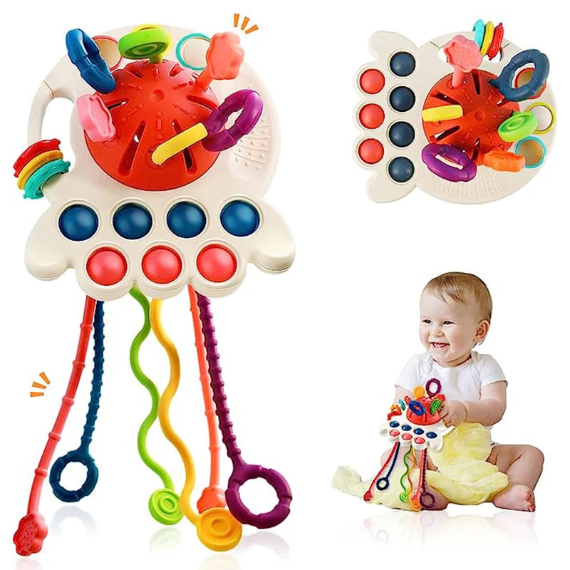 Silicone Pull String Sensory Toys