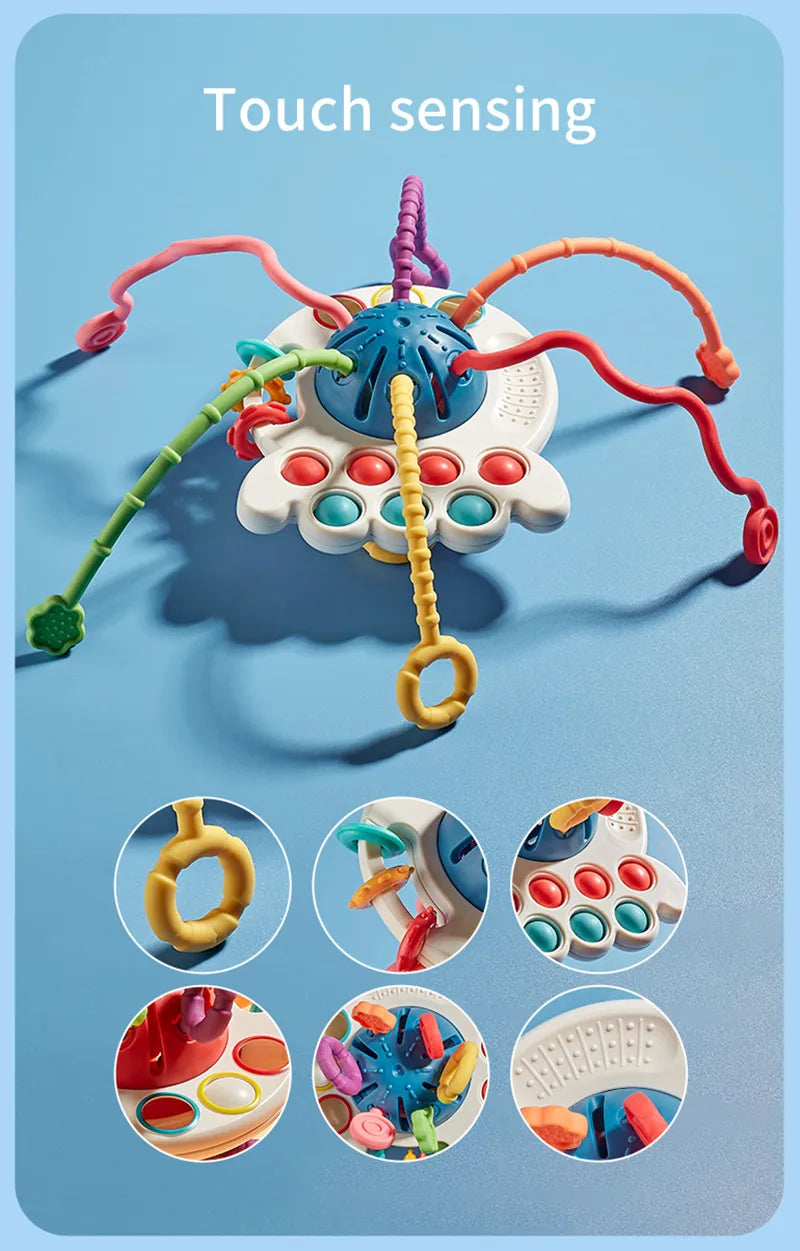 Silicone Pull String Sensory Toys