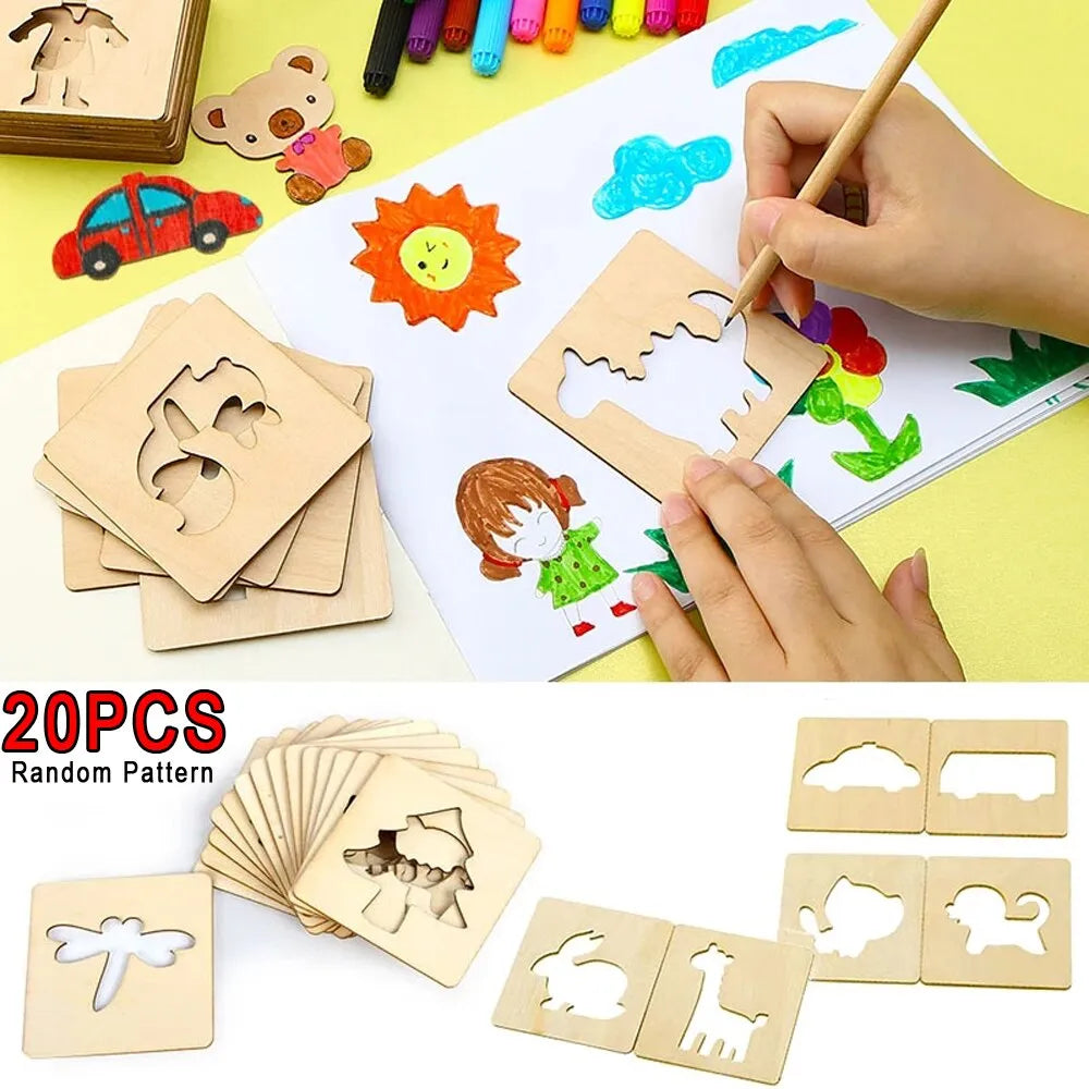 Montessori wooden Drawing Toys