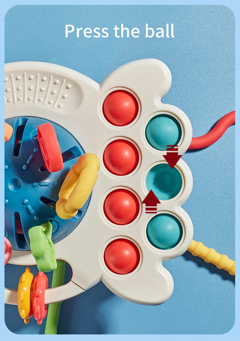 Silicone Pull String Sensory Toys