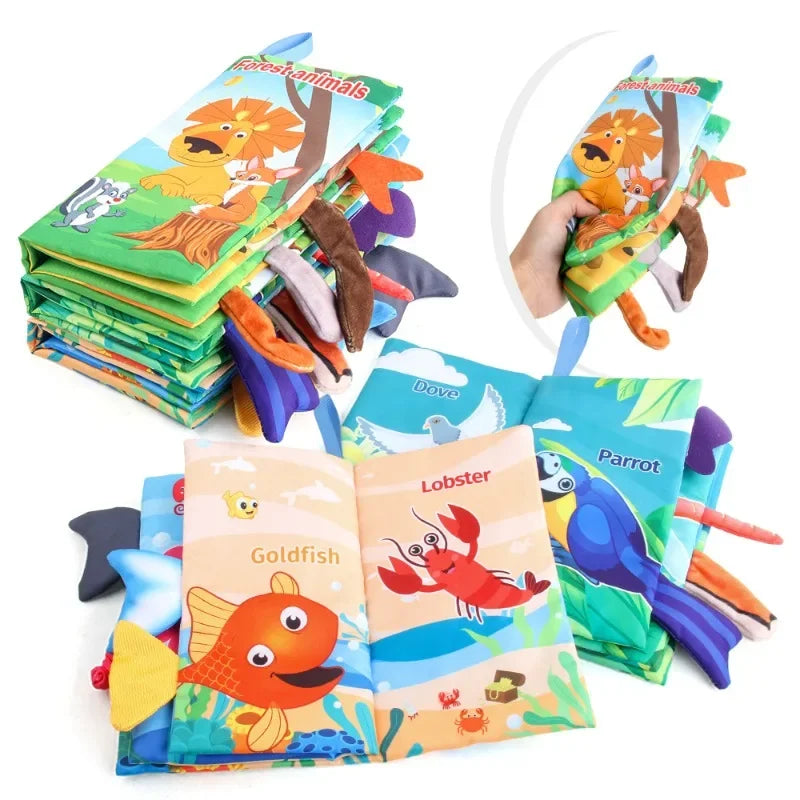 Baby Cloth Book (Fruits & Animals)