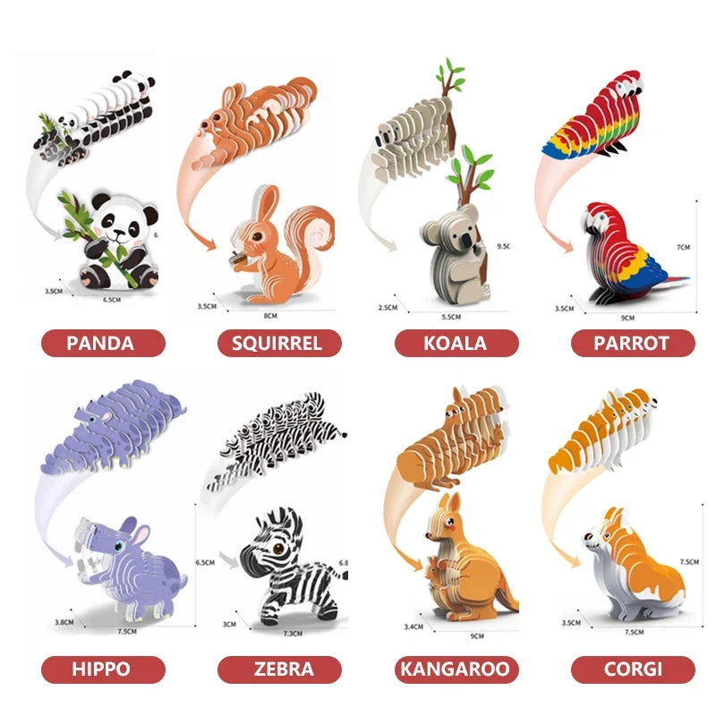 3D Puzzle Toys (variety)