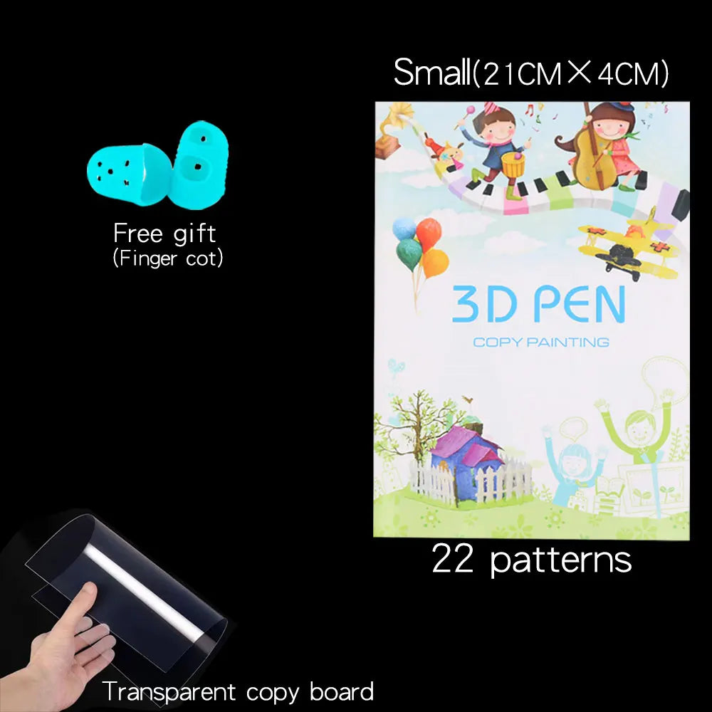3D Pen Drawing Book (Reusable)