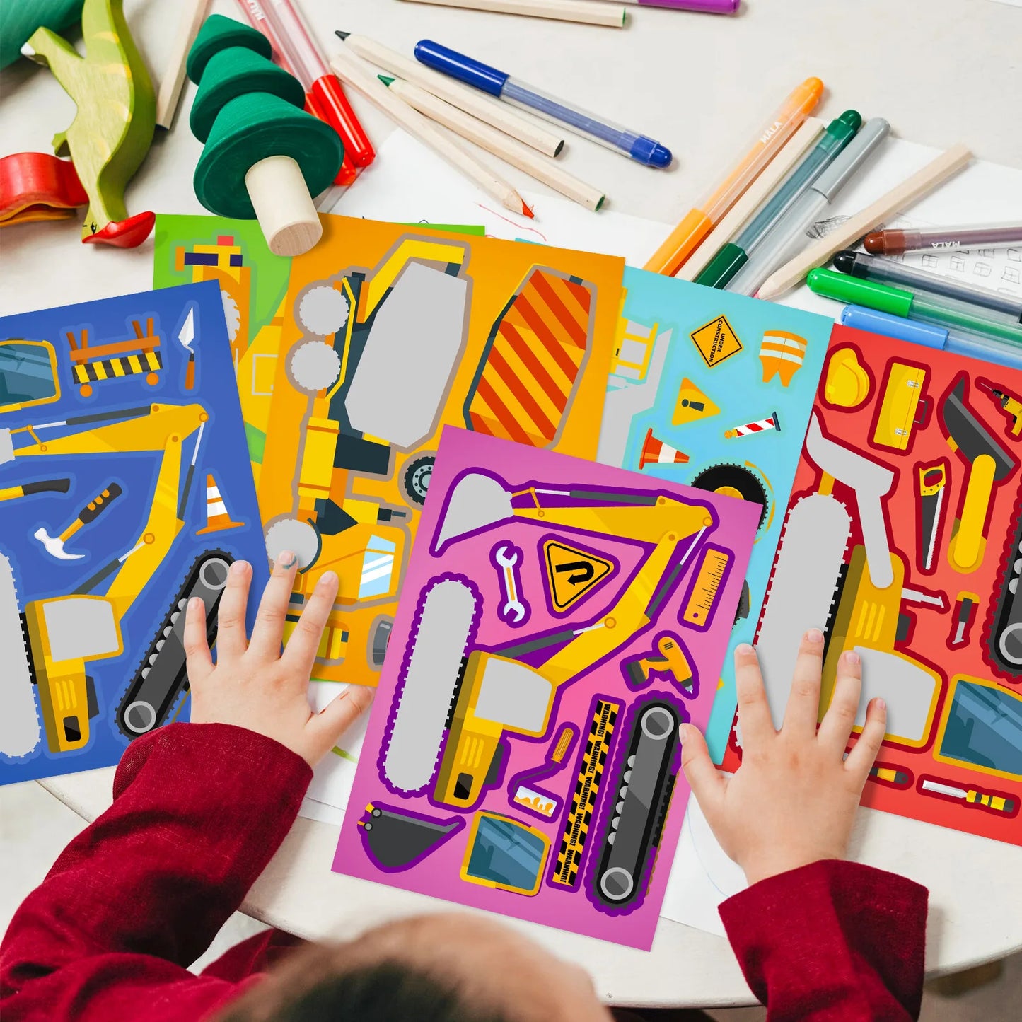 Engineering Sticker Puzzle (6sheets)