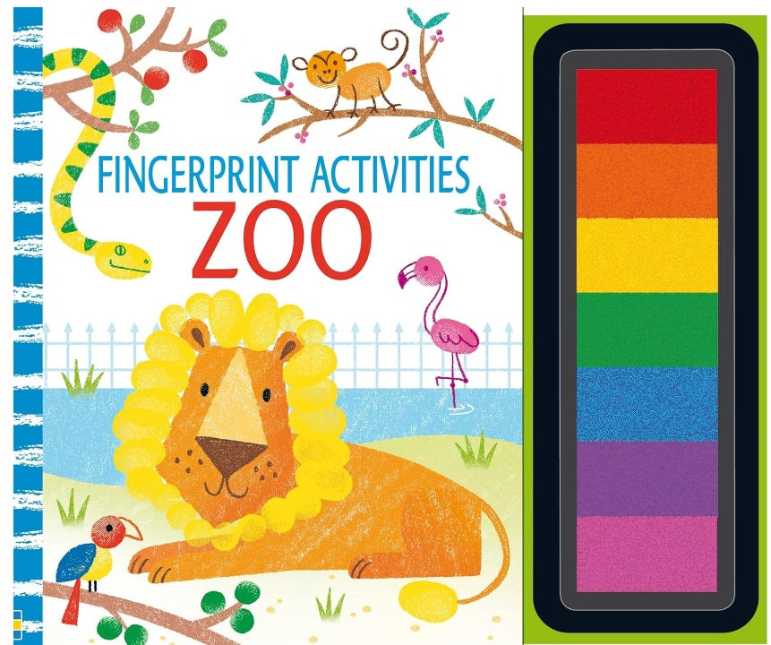 Fingerprinting Books with Rubber Stamps Pad