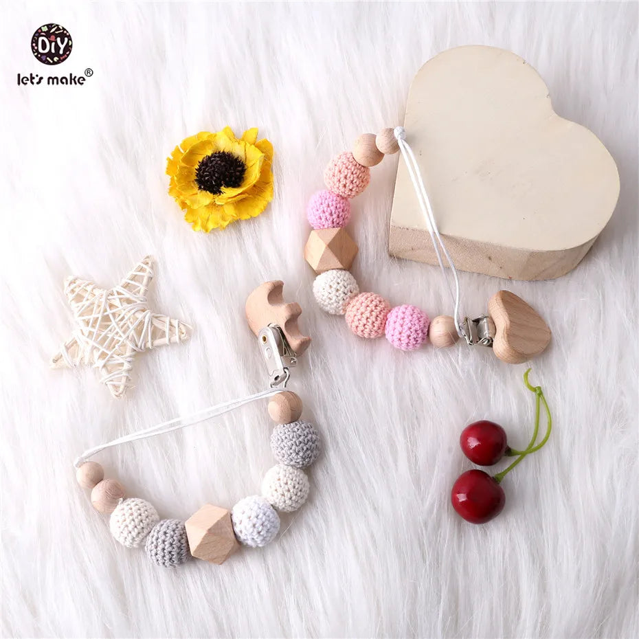Wooden Pacifier Holder