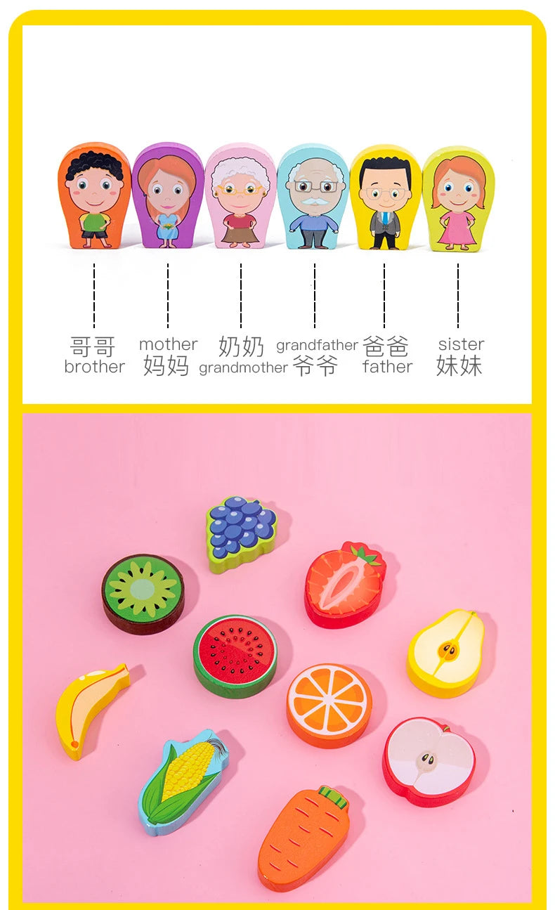 Busy Wooden Board Math Toys