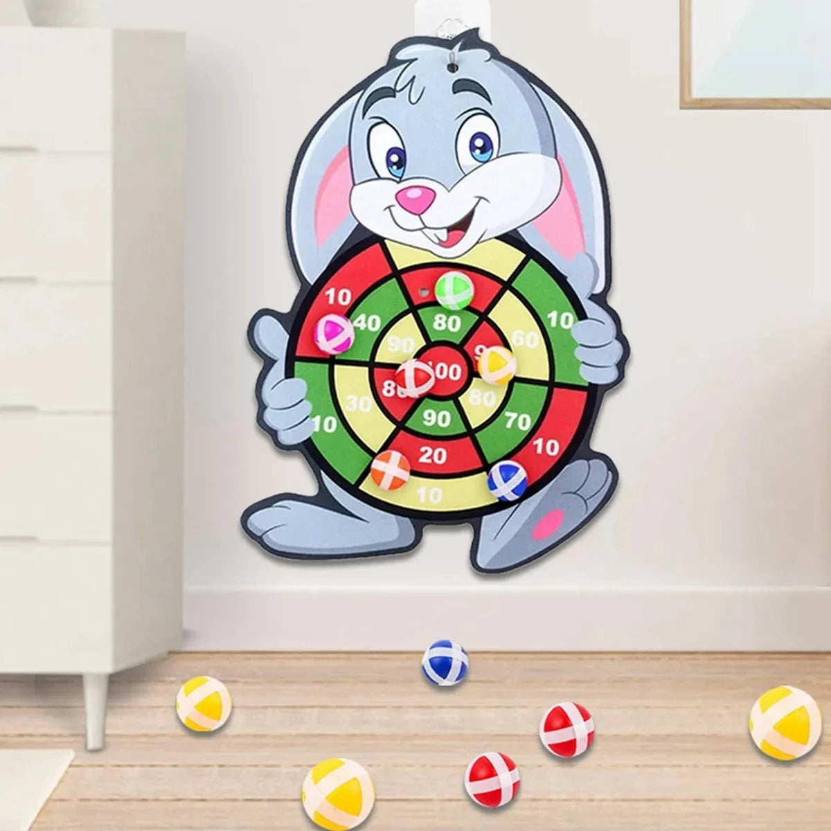 Animal Dart Board Sticky Ball