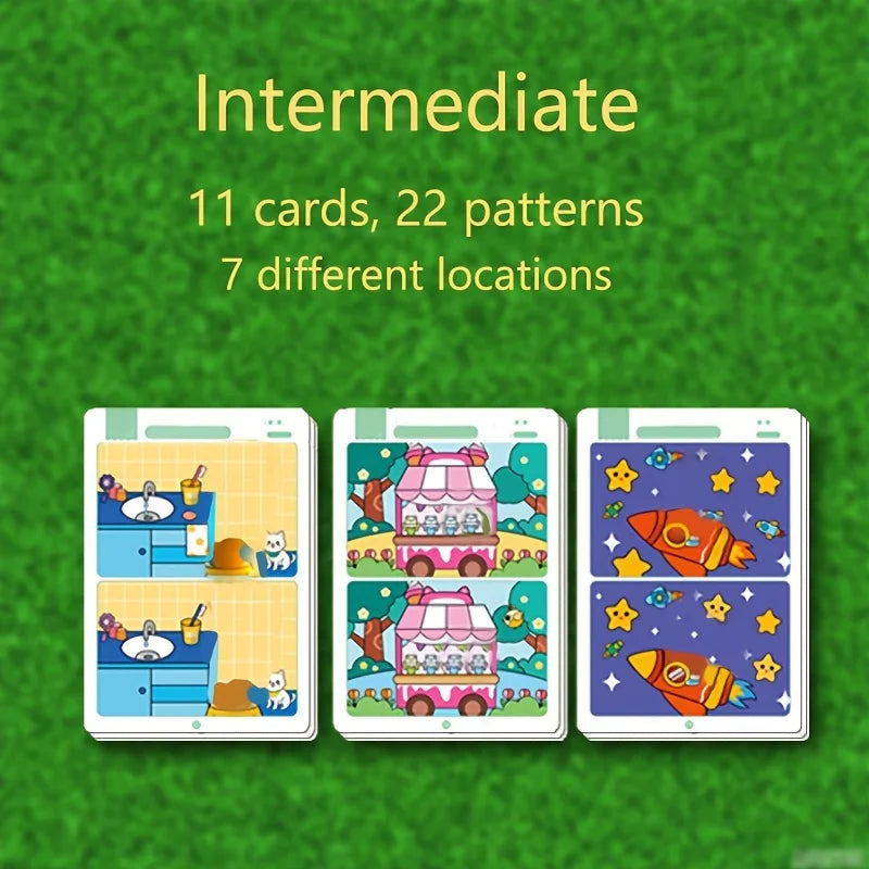 Spot the Difference 3 levels (reusable)