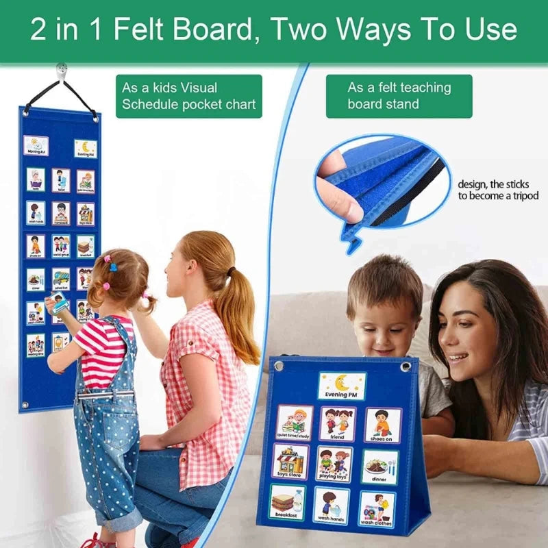 Visual Schedule for Kids ( Autism and ADHD Friendly)