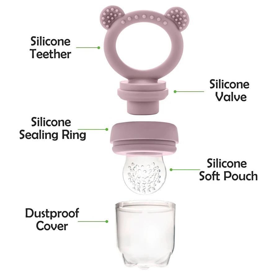 Pacifier Fruit Feeder with Cover for baby
