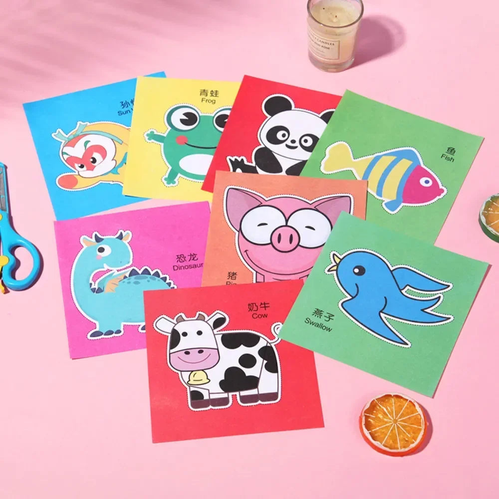 Learning Handmade Paper Cut Book 48 Pcs