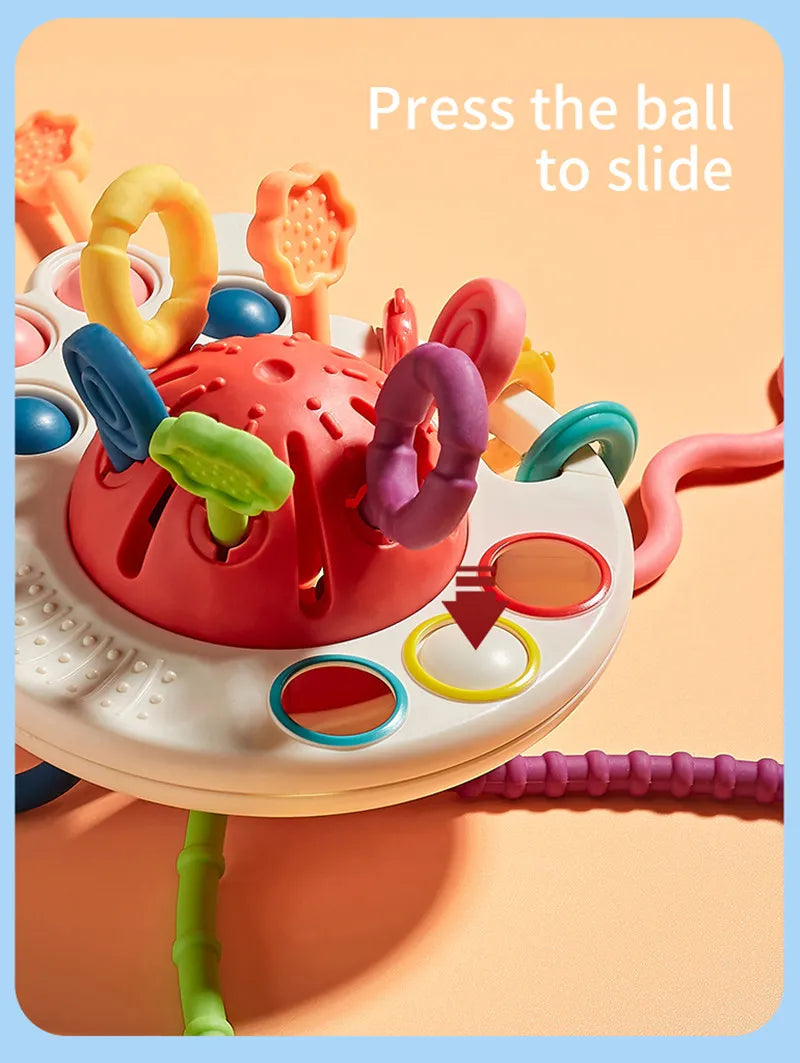 Silicone Pull String Sensory Toys