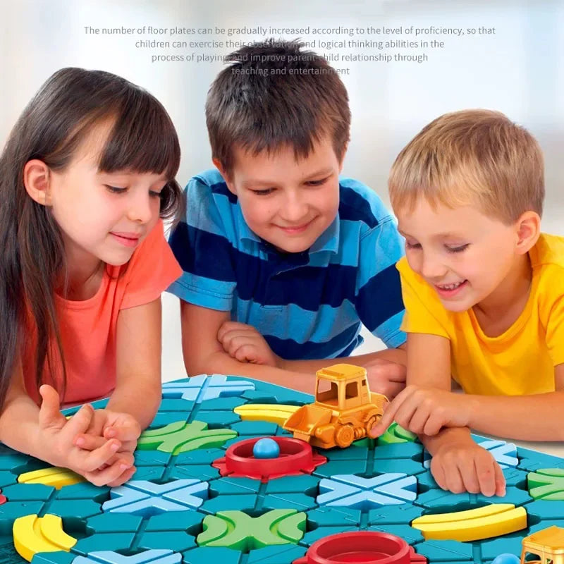 Road Maze Building Blocks Puzzle