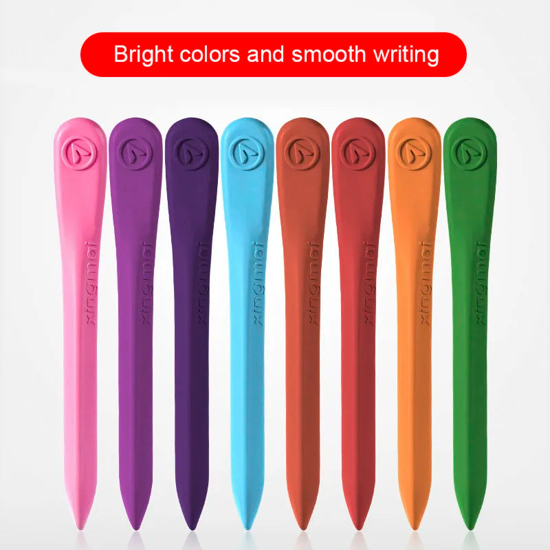 12 Colors Triangular Crayons