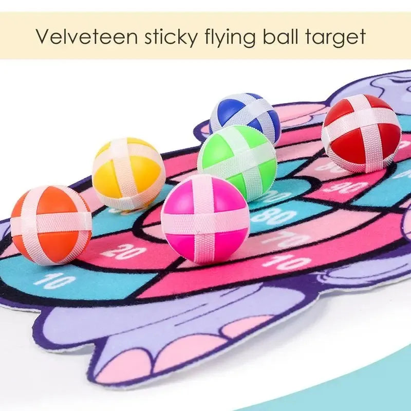 Animal Dart Board Sticky Ball
