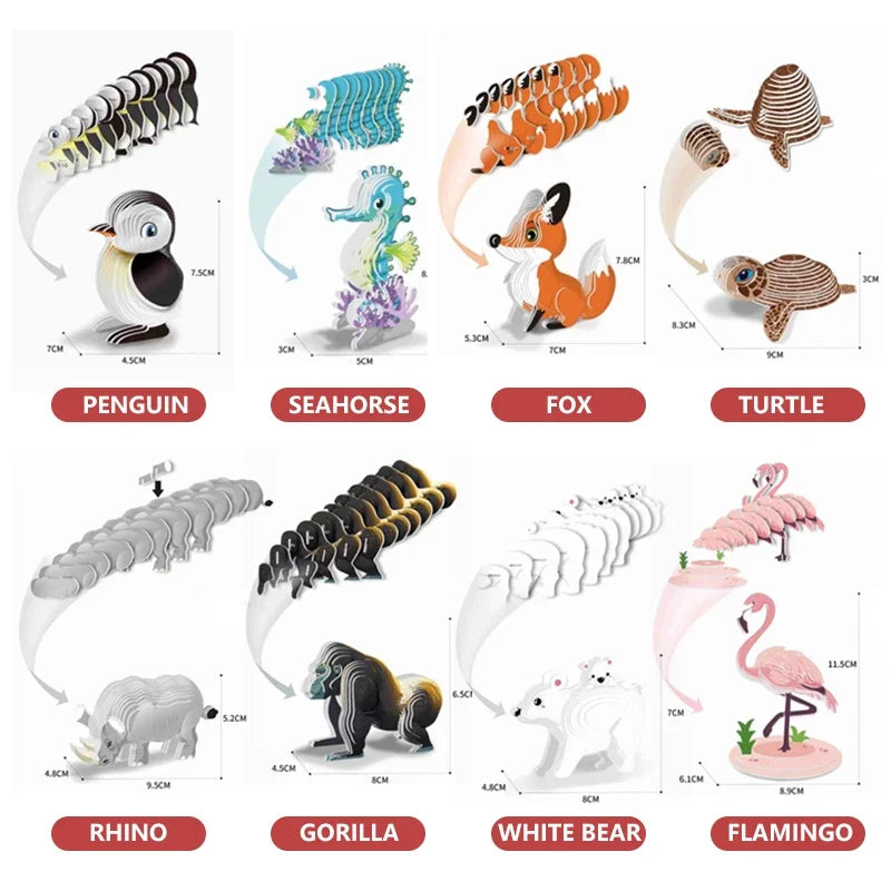 3D Puzzle Toys (variety)