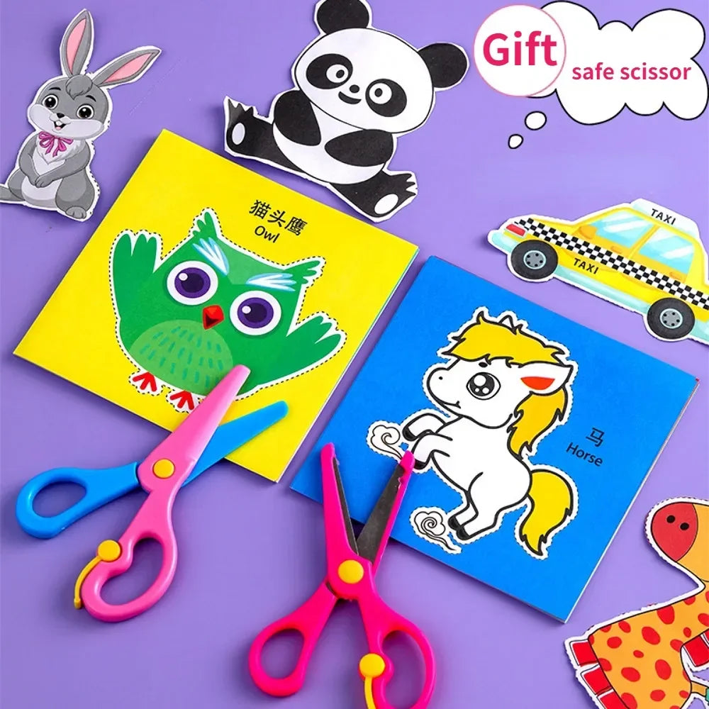 Learning Handmade Paper Cut Book 48 Pcs