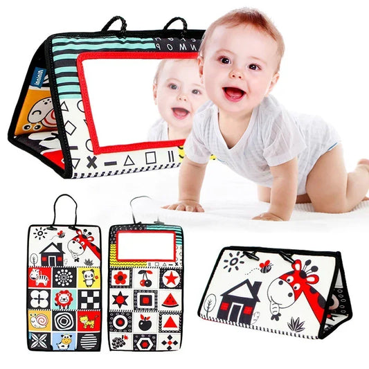 Baby Mirror Sensory Toy with Black and White pattern