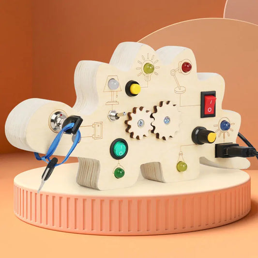 Montessori Busy Board Circuit with LED Light