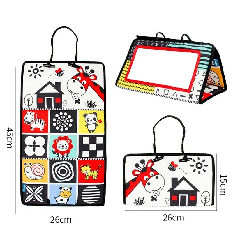 Baby Mirror Sensory Toy with Black and White pattern