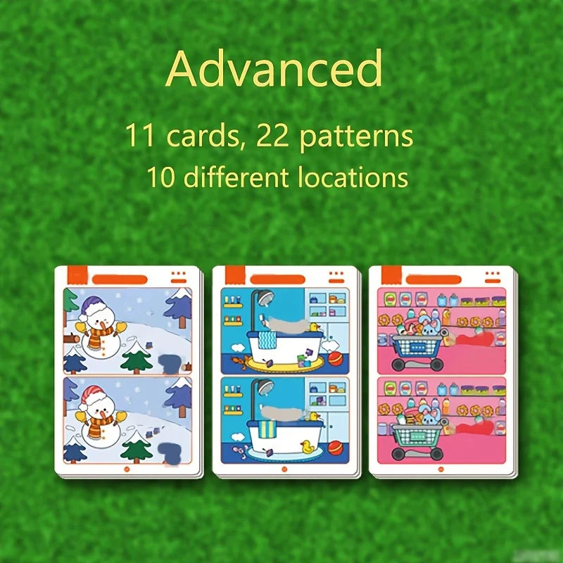 Spot the Difference 3 levels (reusable)