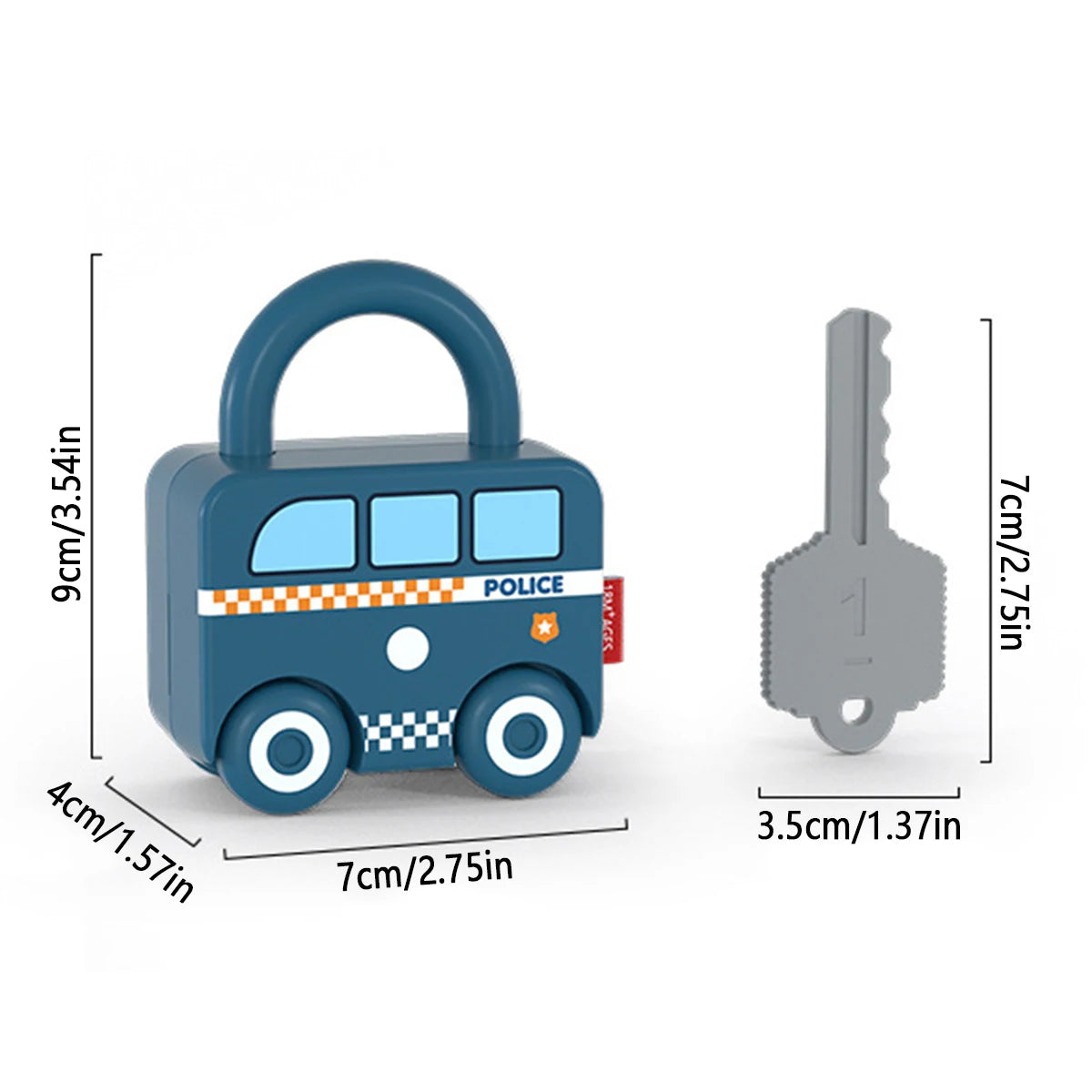 Matching number Car keys 6Pc
