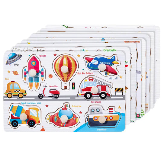 Kids 3D Wooden Puzzle Toys