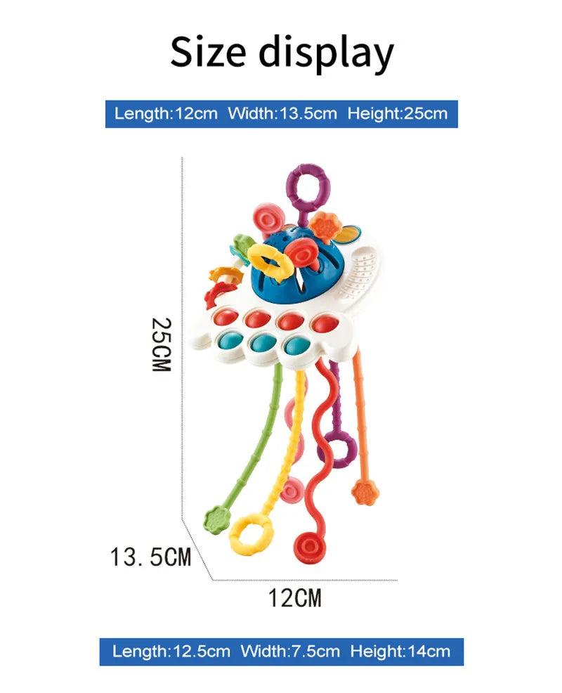 Draw String Toy Silicone Pull String Sensory Toys – Orbitoyz LLC
