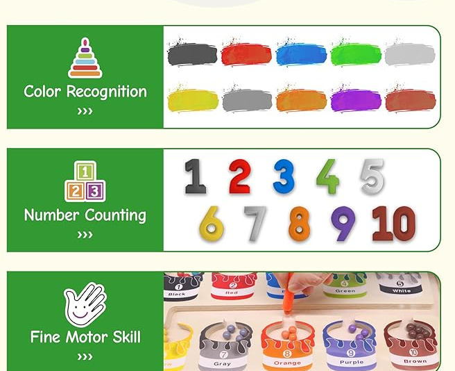 Counting Board with Magnetic Pen
