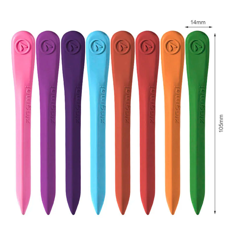 12 Colors Triangular Crayons