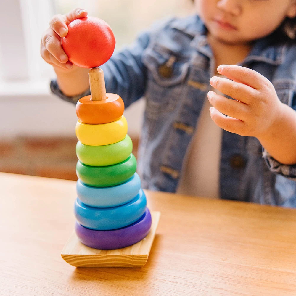 Wooden Rainbow Tower